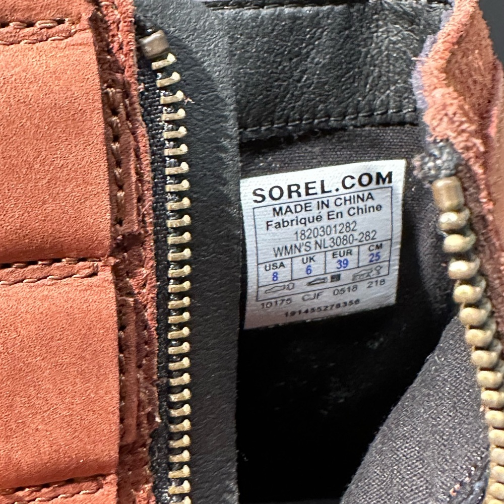 Sorel Burro Brown Waterproof Ankle Boots - Picture 9 of 15